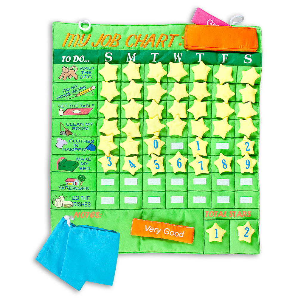 My Job Chart Apple Green